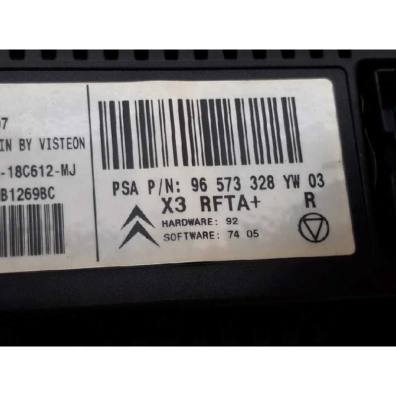 Recambio de mando climatizador para citroën c5 berlina exclusive referencia OEM IAM 96573328 - Gris 5