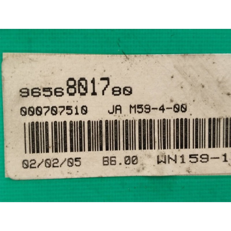 Recambio de cuadro instrumentos para peugeot partner (s2) combiespace referencia OEM IAM 9656801780 - Azul 3
