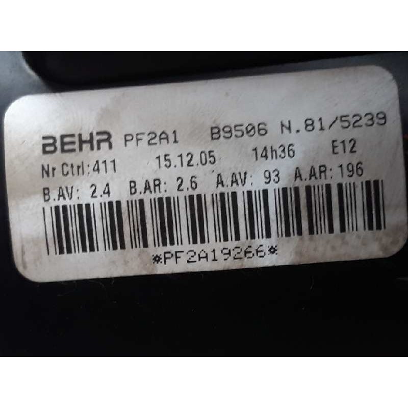Recambio de motor calefaccion para peugeot 307 berlina (s2) d-sign referencia OEM IAM B9506 - Negro 2