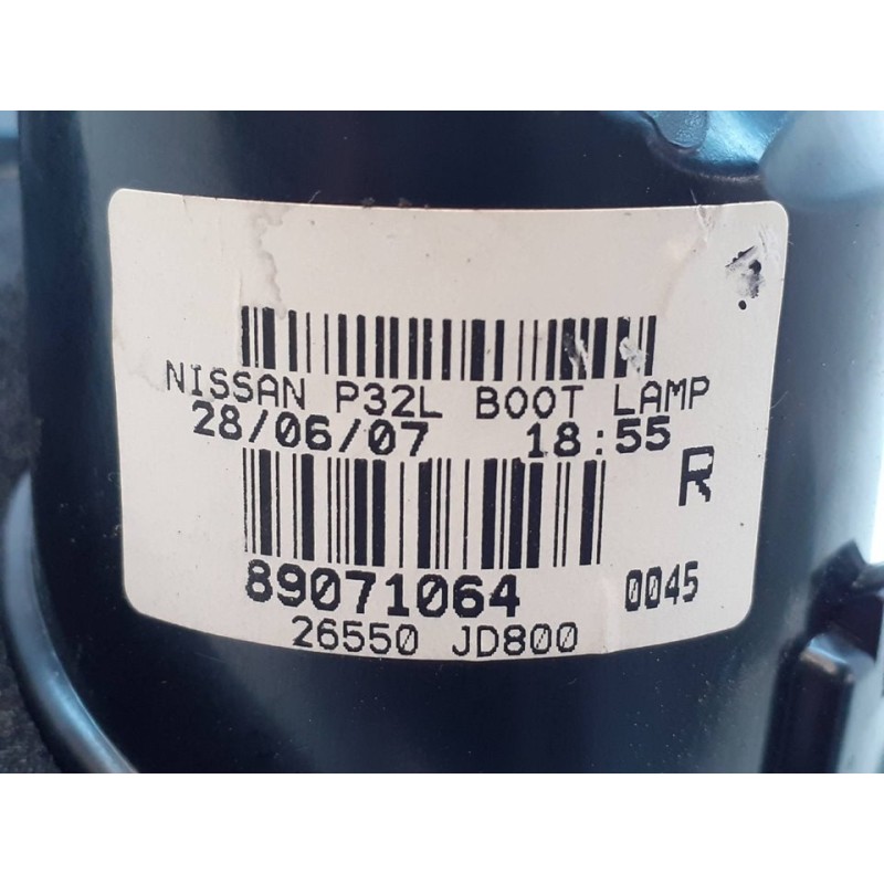 Recambio de piloto trasero derecho interior para nissan qashqai (j10) tekna referencia OEM IAM 89071064 26550JD800 - Negro 4