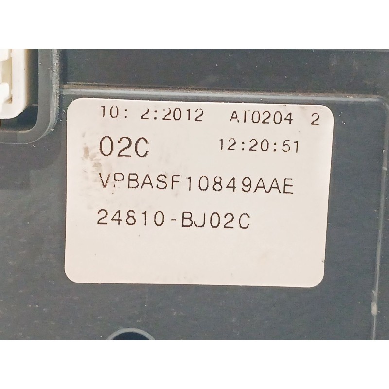 Recambio de cuadro instrumentos para nissan nv 200 (m20) kasten comfort referencia OEM IAM 24810BJ02C - Blanco 2