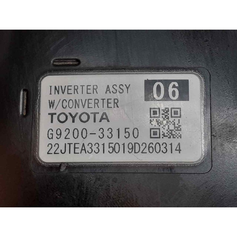 Recambio de inversor para toyota camry (xv70) hybrid advance referencia OEM IAM G920033150 - Marrón 2