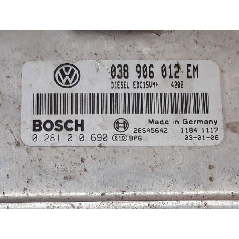 Recambio de centralita motor uce para seat ibiza (6l1) signo referencia OEM IAM 038906012EM 0281010690 5
