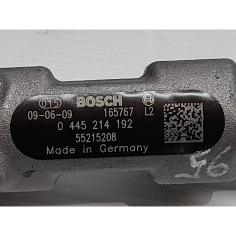 Recambio de rampa inyectora para fiat bravo (198) 1.6 16v active multijet (77kw) referencia OEM IAM 0445214192 55215208 BOSCH - Blanco 3