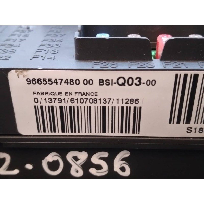 Recambio de caja reles / fusibles para citroën c4 lim. seduction referencia OEM IAM 9665547480 - Blanco 3