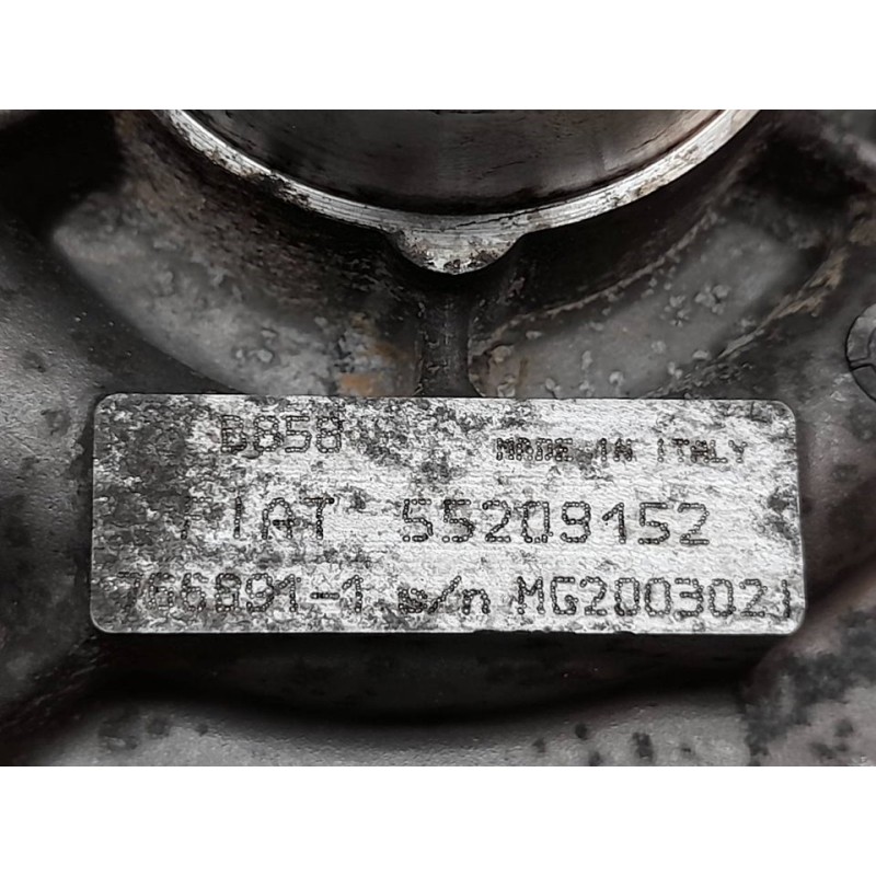 Recambio de turbocompresor para fiat bravo (198) 1.6 16v active multijet (77kw) referencia OEM IAM 55209152 - Blanco 6
