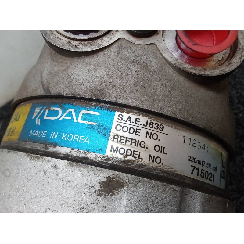 Recambio de compresor aire acondicionado para chevrolet tacuma sx referencia OEM IAM 715021 BE DAC - Azul 3
