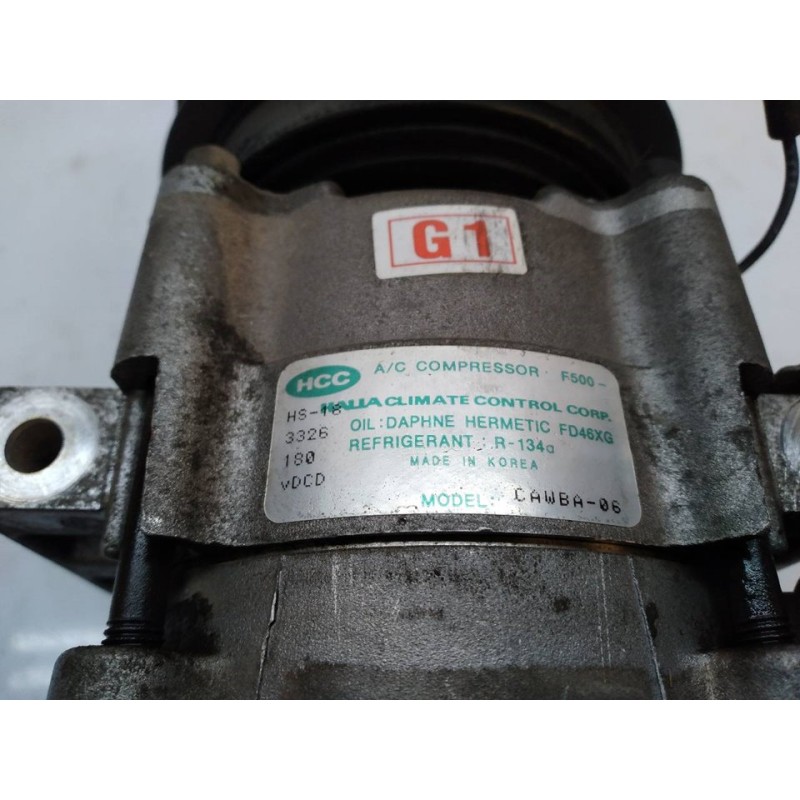 Recambio de compresor aire acondicionado para hyundai xg 3.0 v6 gls referencia OEM IAM CAWBA06 F500 HCC - Gris 5