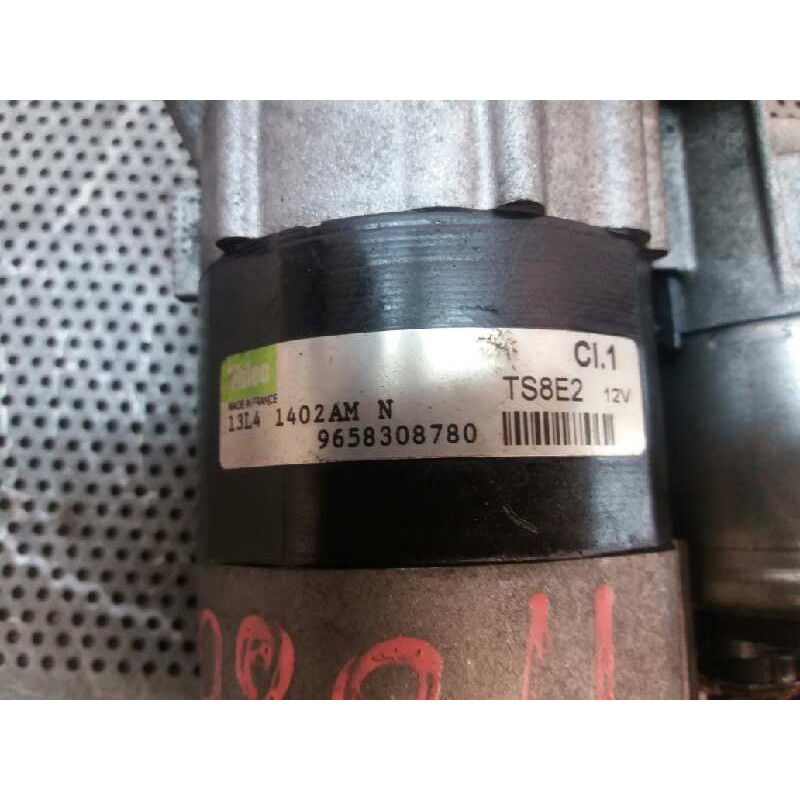 Recambio de motor arranque para citroën c3 1.4 audace referencia OEM IAM 9658308780 - Rojo 2