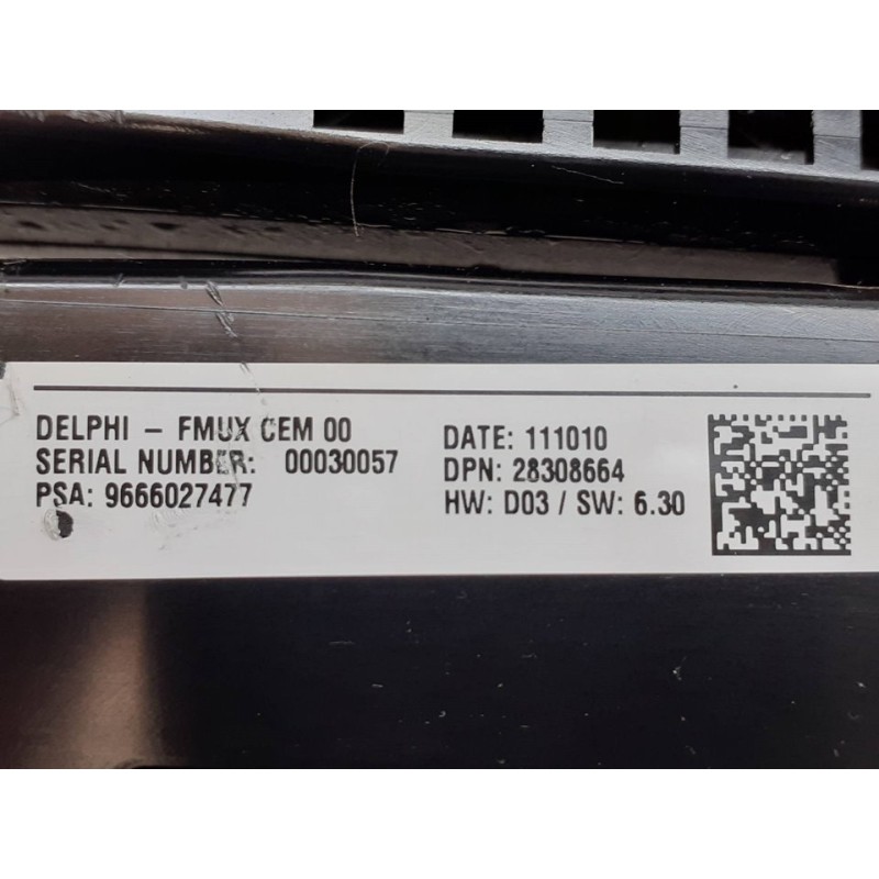 Recambio de mando climatizador para citroën c4 lim. seduction referencia OEM IAM 9666027477 - Blanco 4