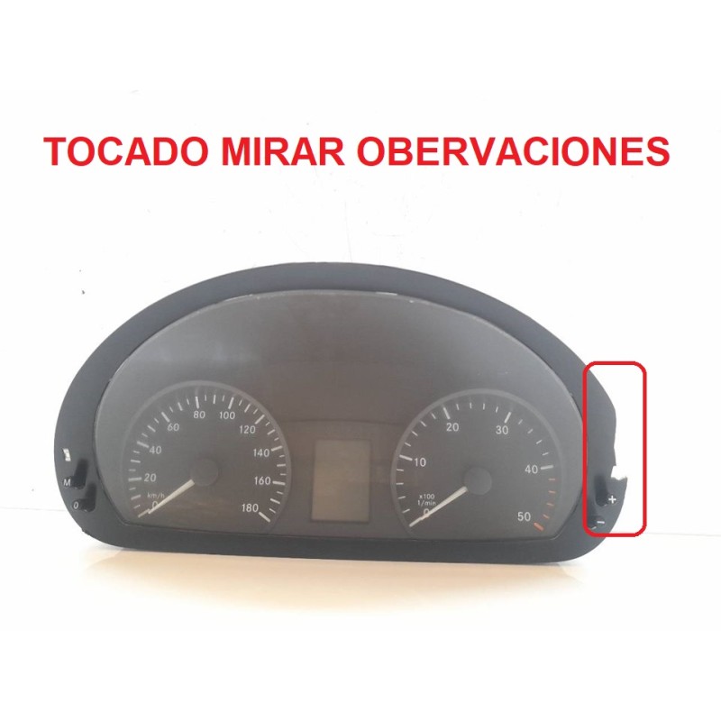 Recambio de cuadro instrumentos para mercedes-benz sprinterii caja abierta (desde 01.06) 413/416/510/513/516 cdi (906.153/155) r - Blanco