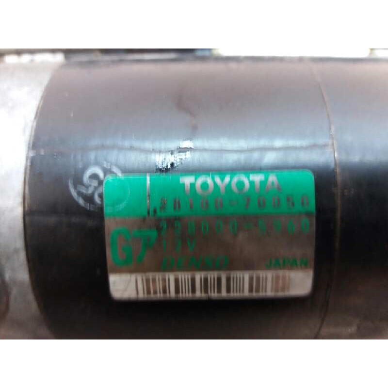 Recambio de motor arranque para toyota lexus is 200 (gxe10) sport referencia OEM IAM 2810070050 2280005960 DENSO - Blanco 4
