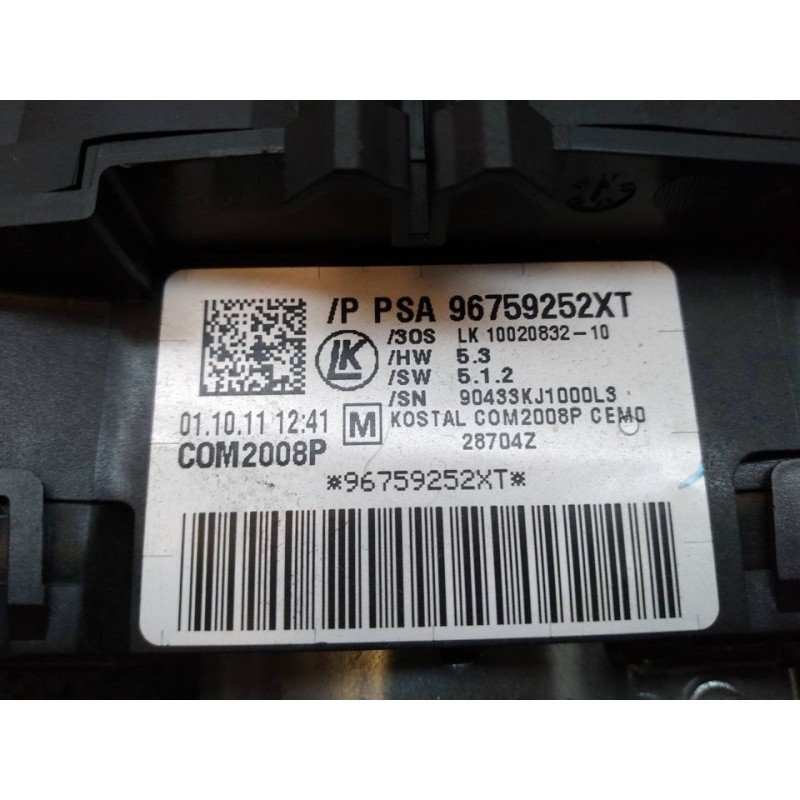 Recambio de mando luces para citroën c4 lim. seduction referencia OEM IAM 96759252XT  COM2008 - Blanco 3