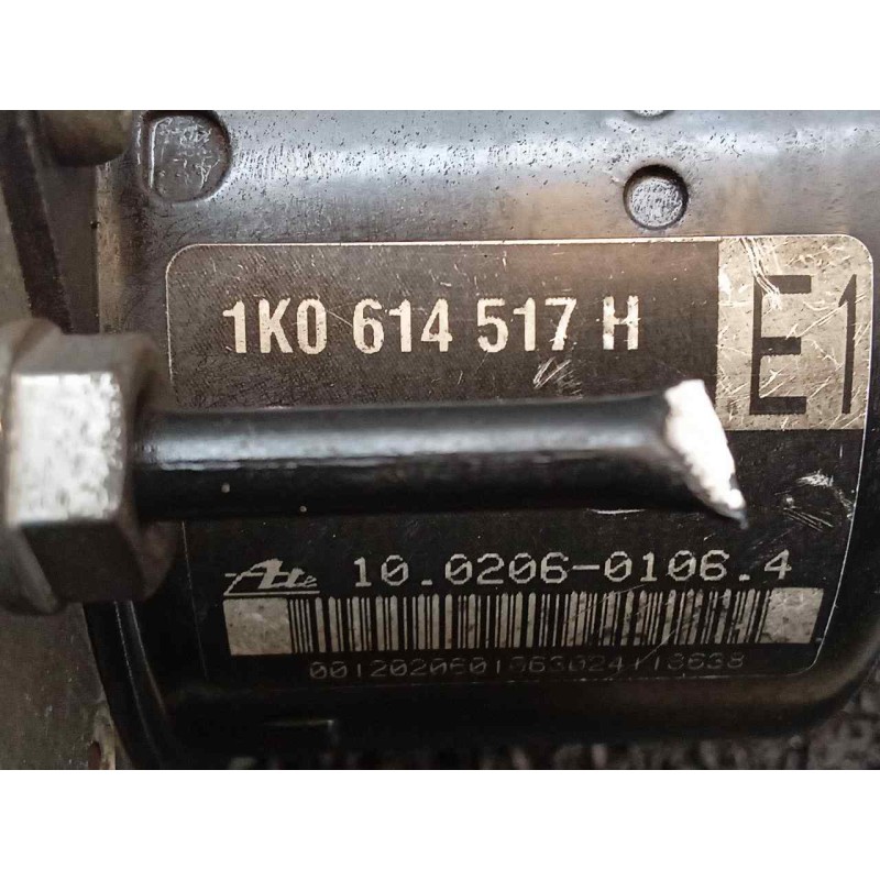 Recambio de abs para volkswagen golf v berlina (1k1) highline referencia OEM IAM 1K0614517H 1K0907379K 10020601064 - Negro 3