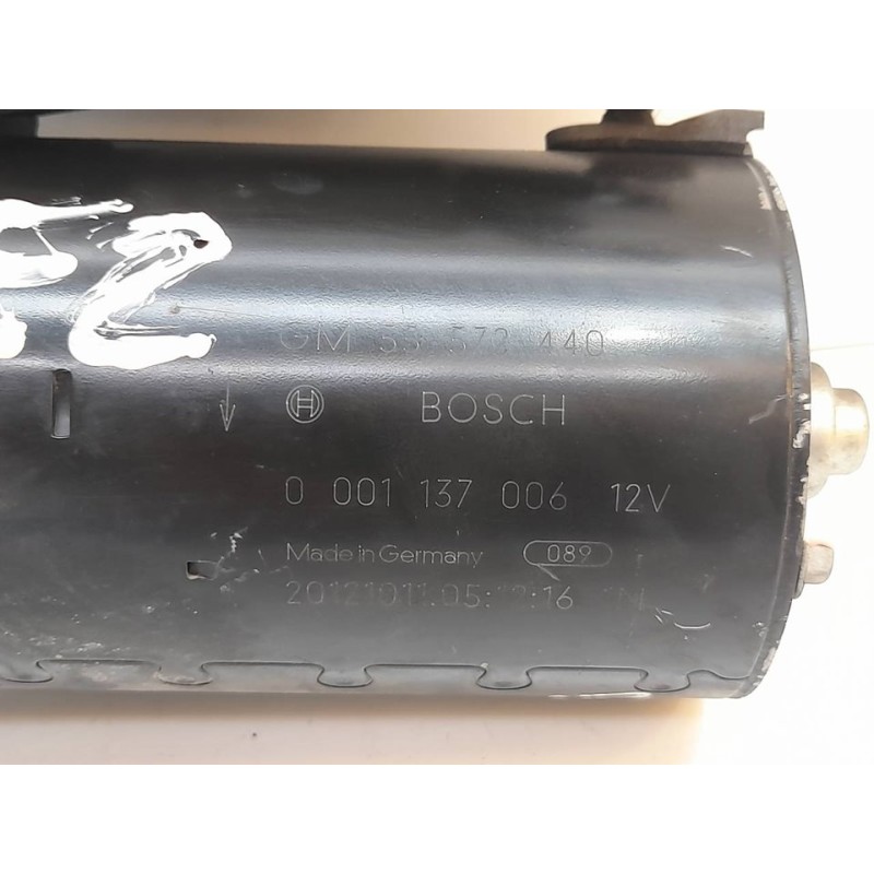 Recambio de motor arranque para chevrolet aveo sedán ls referencia OEM IAM 0001137006 55572440 BOSCH - Negro 4
