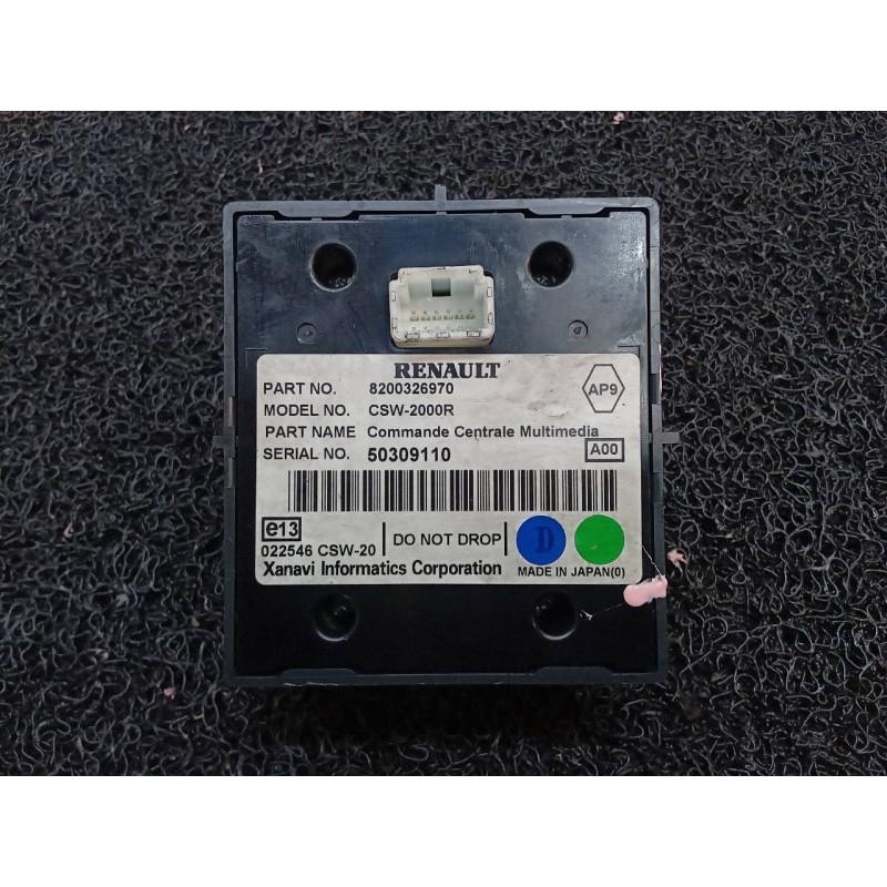 Recambio de mando multifuncion para renault laguna ii grandtour (kg0) expression confort referencia OEM IAM 8200326970 3