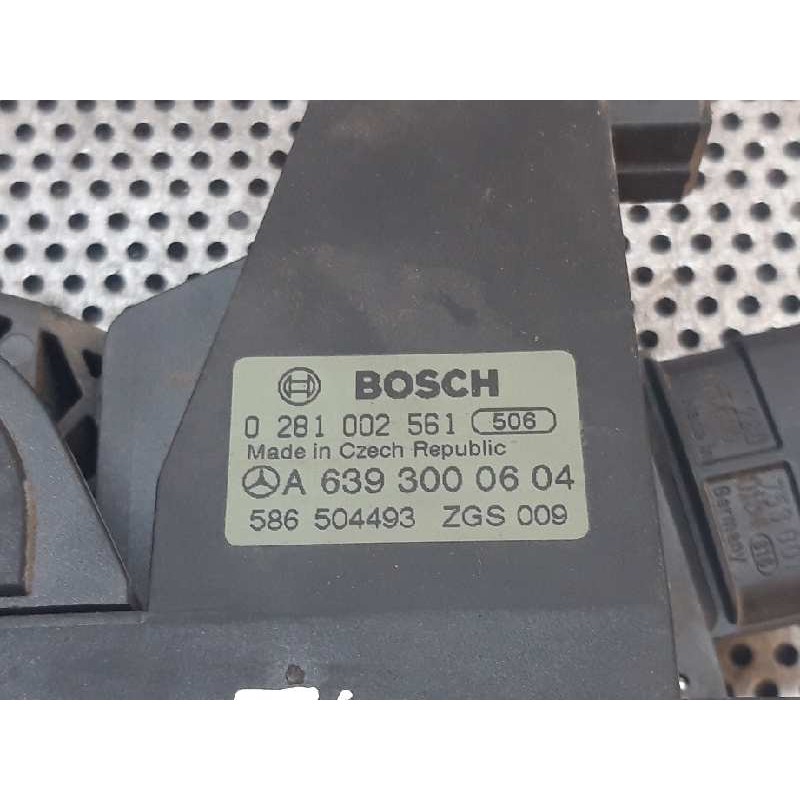 Recambio de potenciometro pedal para mercedes-benz vito (w639) basic, combi 111 cdi compacto (639.601) referencia OEM IAM 028100 - Amarillo 4