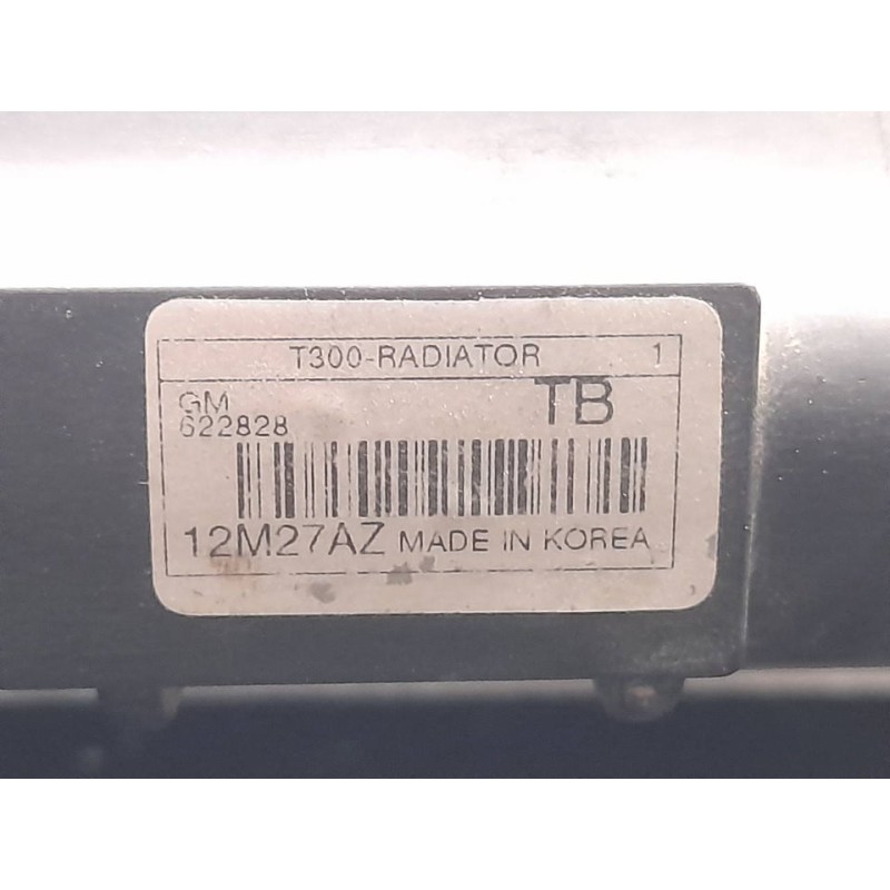 Recambio de radiador agua para chevrolet aveo sedán ls referencia OEM IAM 622828 TB T300 - Negro 3