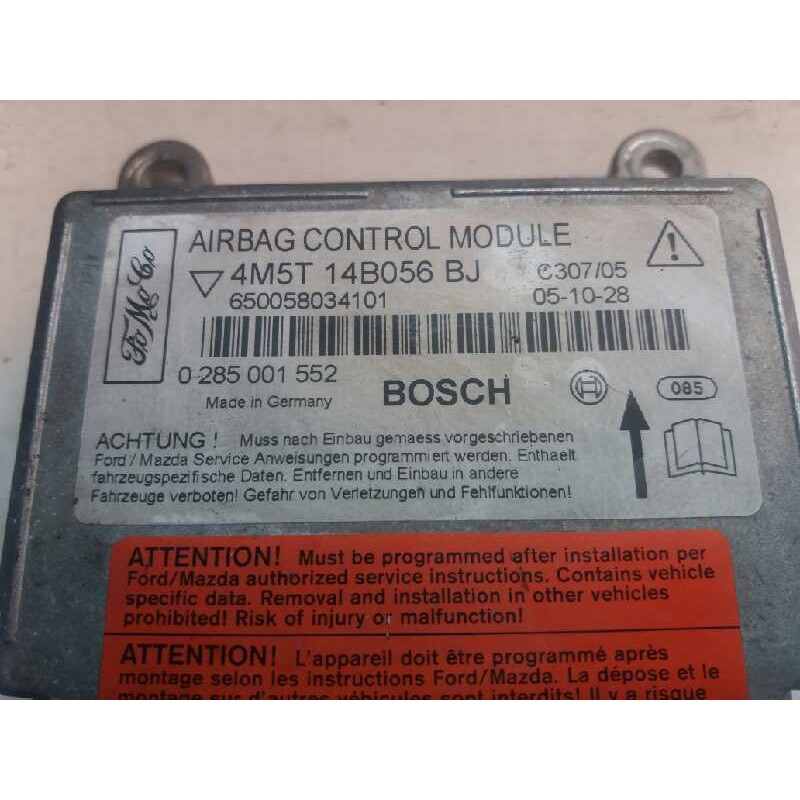 Recambio de kit airbag para ford focus berlina (cap) ghia referencia OEM IAM 0285001552 4M51A042B85CE 4M51A042B84CD 3