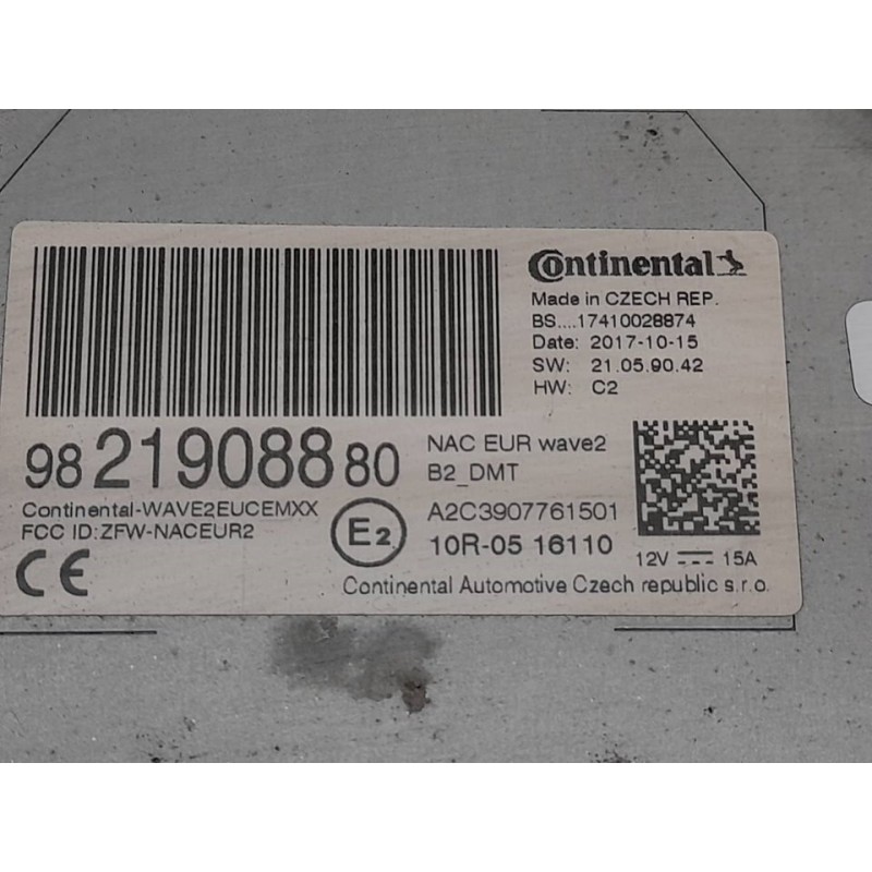 Recambio de sistema audio / radio cd para citroën c3 feel referencia OEM IAM 9821908880 2