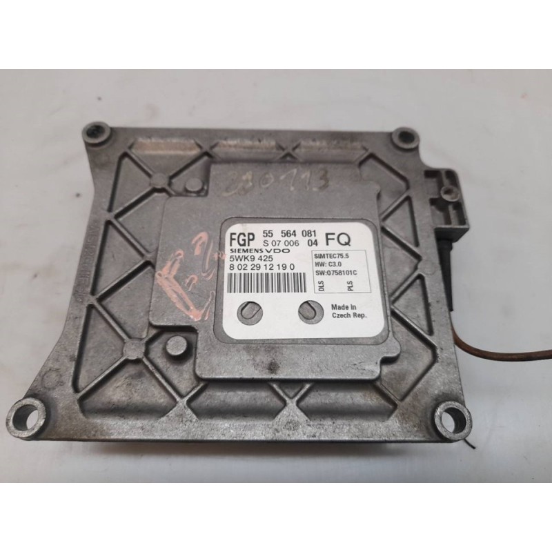 Recambio de centralita motor uce para opel zafira b cosmo referencia OEM IAM 55564081 5WK9425 - Negro 3