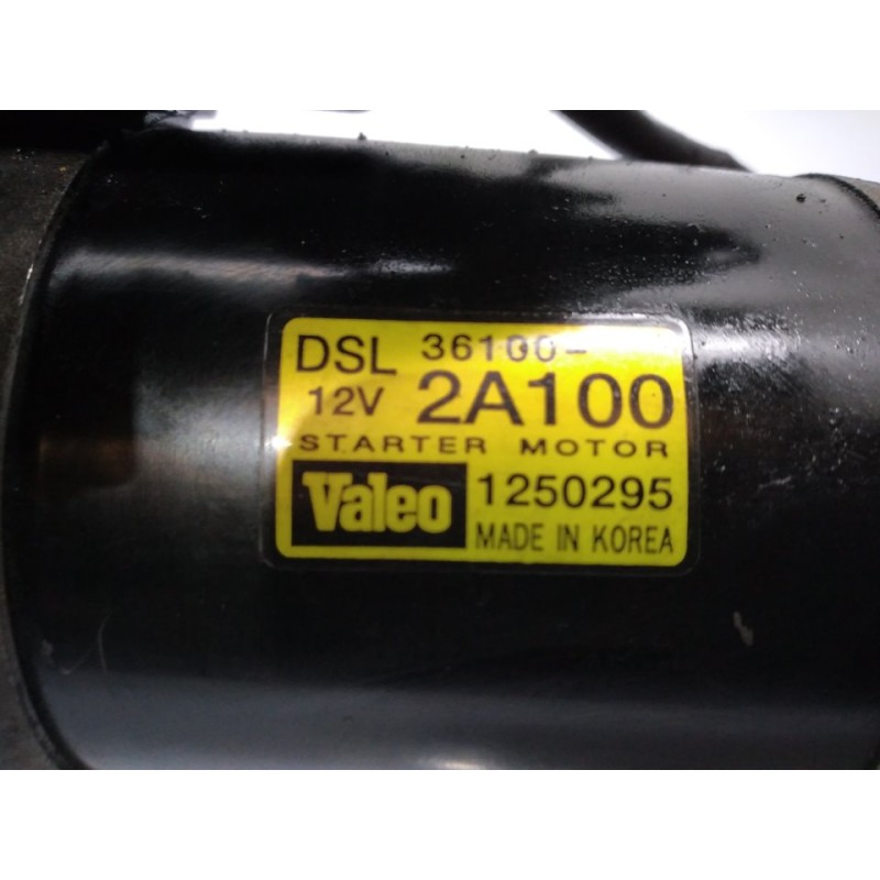 Recambio de motor arranque para hyundai matrix (fc) 1.5 crdi 16v gls referencia OEM IAM 361002A100 1250295 VALEO 5