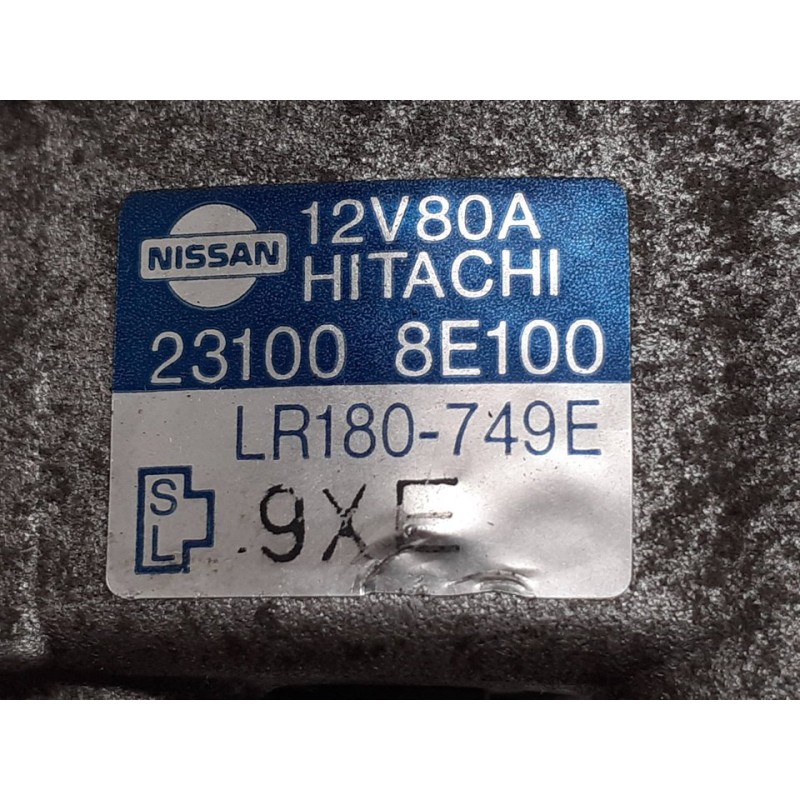 Recambio de alternador para nissan almera (n15) gx referencia OEM IAM 231008E100 LR180749E 5