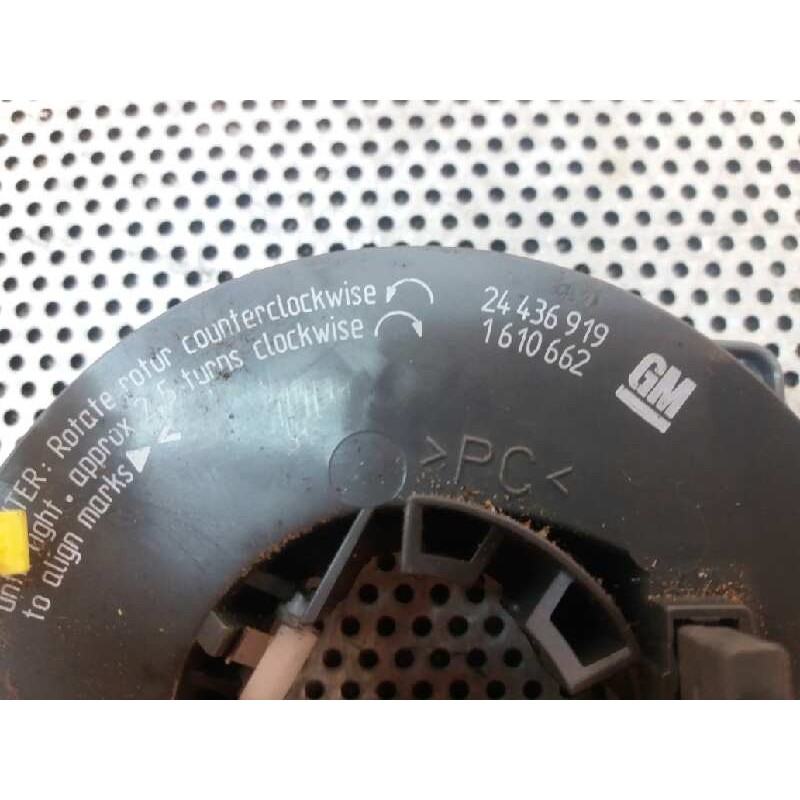 Recambio de anillo airbag para opel agila básico referencia OEM IAM 24436919 1610662 - Amarillo 2