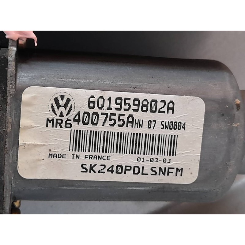 Recambio de elevalunas delantero derecho para skoda fabia (6y2/6y3) comfort referencia OEM IAM 6Q1959802A 6Y0837756C 2