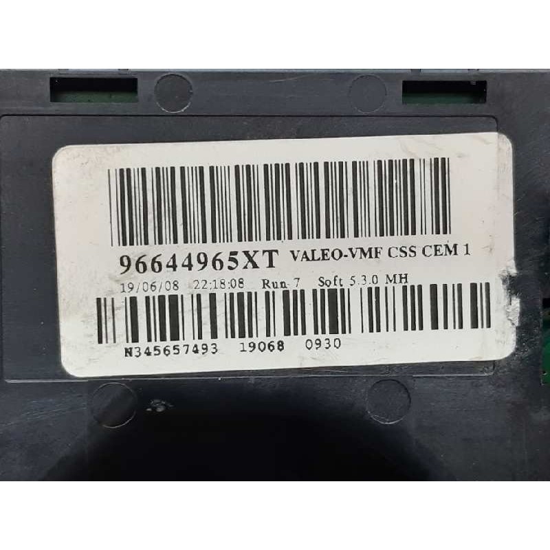 Recambio de mando luces para citroën c4 coupe vtr referencia OEM IAM 96644965XT - Negro 3