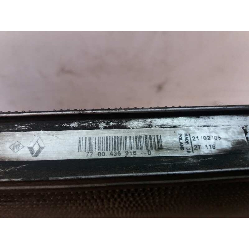 Recambio de radiador agua para renault clio ii fase ii (b/cb0) campus referencia OEM IAM 7700436916D - Negro 3