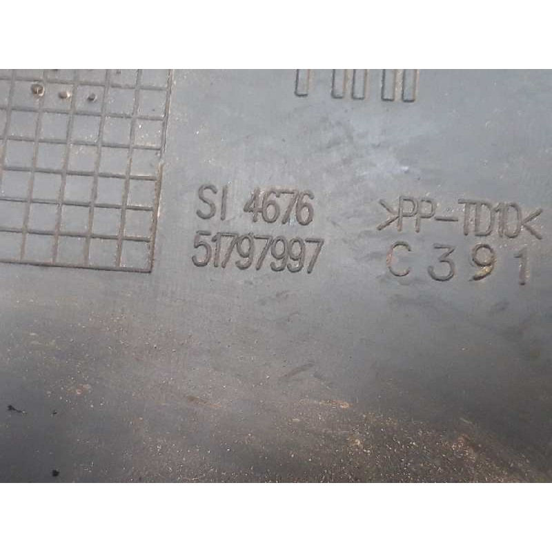 Recambio de rejilla paragolpes central para fiat nuova 500 (150) lounge referencia OEM IAM 735425618 SI4676 51797997 - Rojo 4