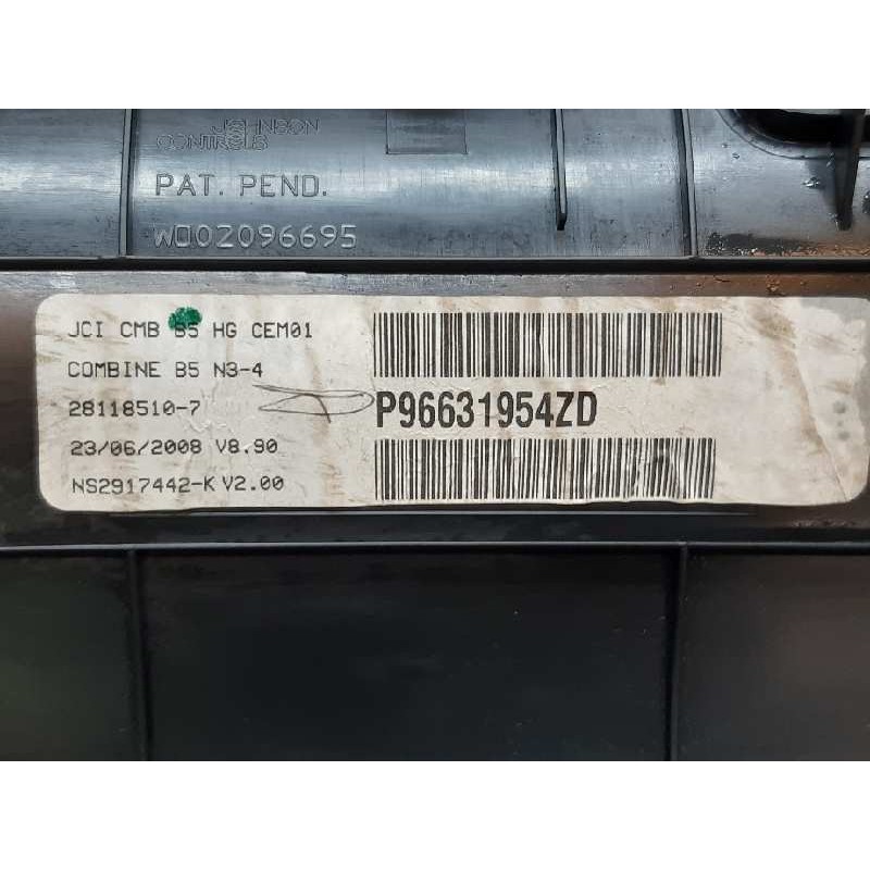 Recambio de pantalla multifuncion para citroën c4 coupe vtr referencia OEM IAM P96631954ZD - Negro 3