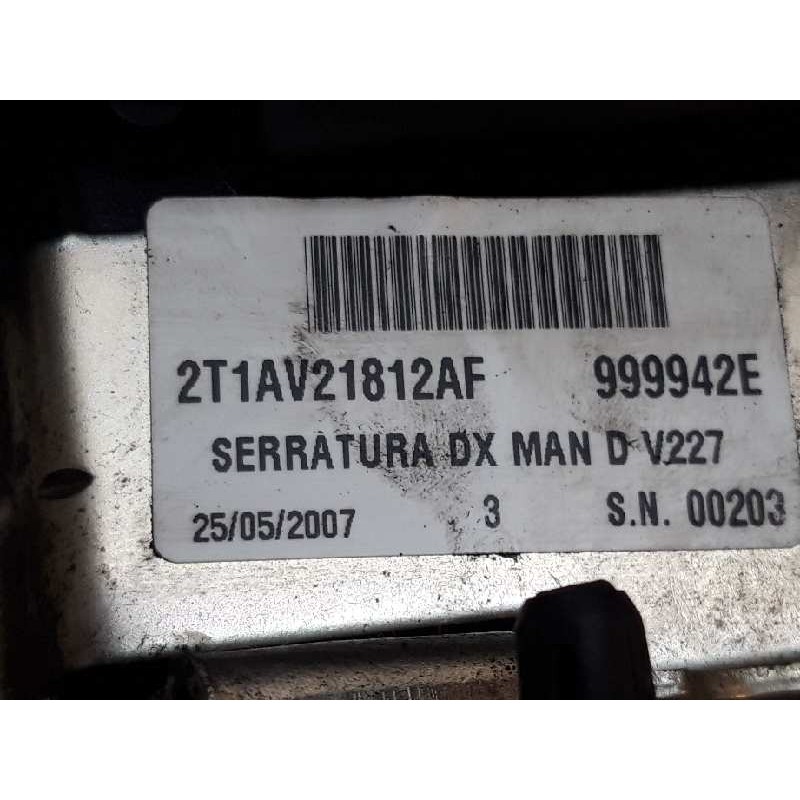 Recambio de cerradura puerta delantera derecha para ford transit connect (tc7) furgón (2006) referencia OEM IAM 2T1AV21812AF 6