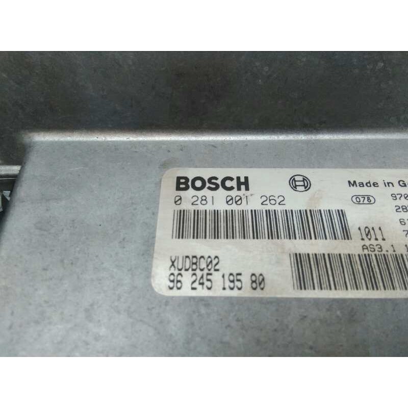 Recambio de centralita motor uce para citroën xantia berlina 1.9 td x referencia OEM IAM 0281001262 9624519580 - Azul 2