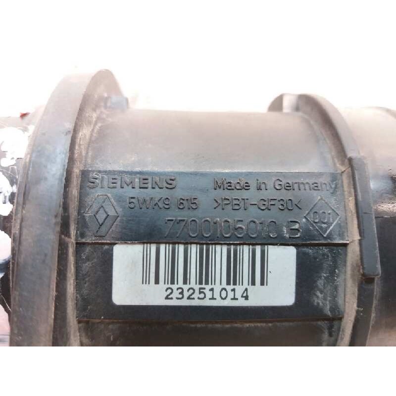 Recambio de caudalimetro para renault laguna (b56) 1.9 dti diesel cat referencia OEM IAM 5WK9615 7700105010B SIEMENS - Gris 2