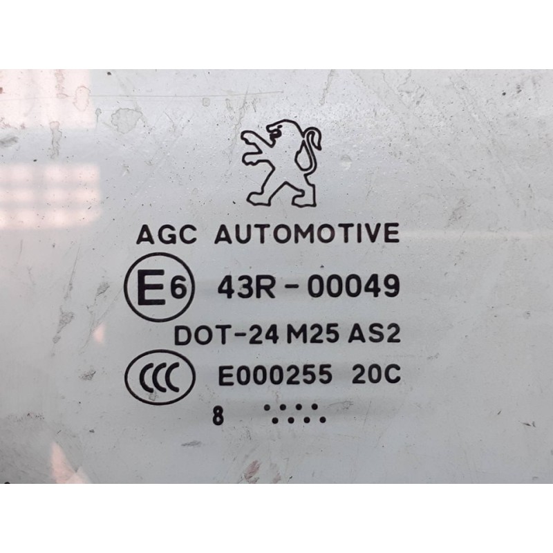 Recambio de luna custodia trasera izquierda para peugeot 308 sw confort referencia OEM IAM 43R00049 E00025520C - Gris 2