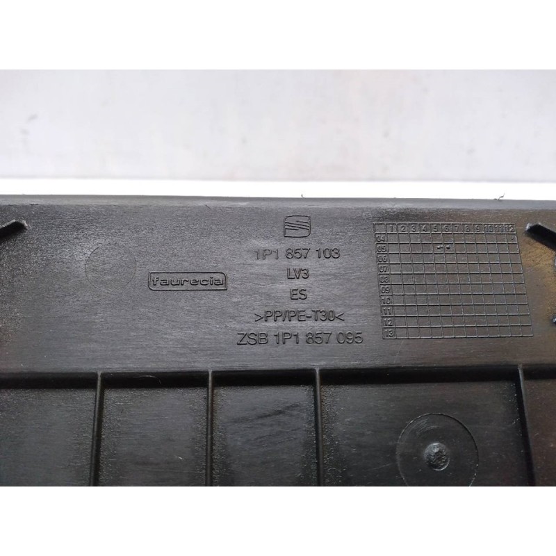 Recambio de guantera para seat leon (1p1) reference referencia OEM IAM 1P1857103 - Negro 2