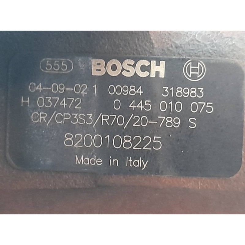 Recambio de bomba inyeccion para renault scenic ii grand confort expression referencia OEM IAM 0445010075 8200108225 BOSCH - Azul 5