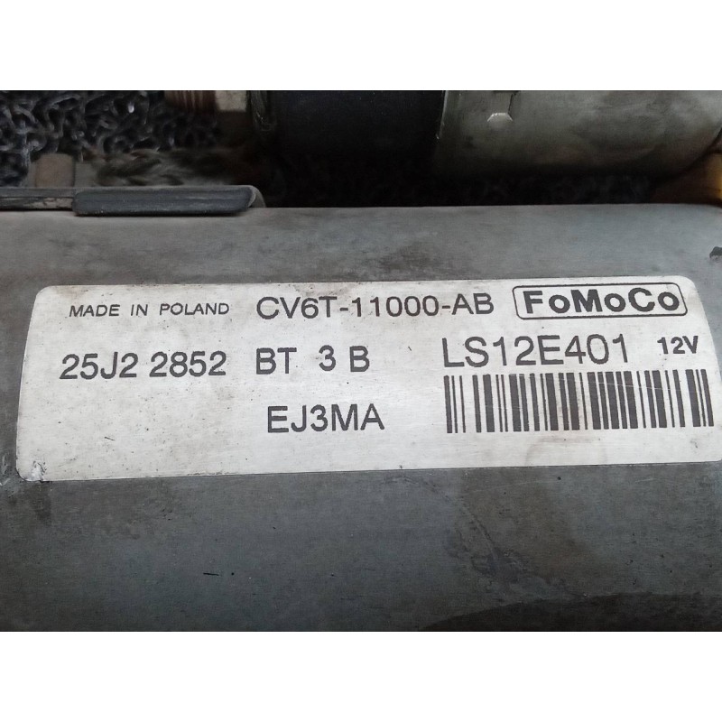 Recambio de motor arranque para ford b-max titanium referencia OEM IAM 6V6T1000AB - Blanco 5