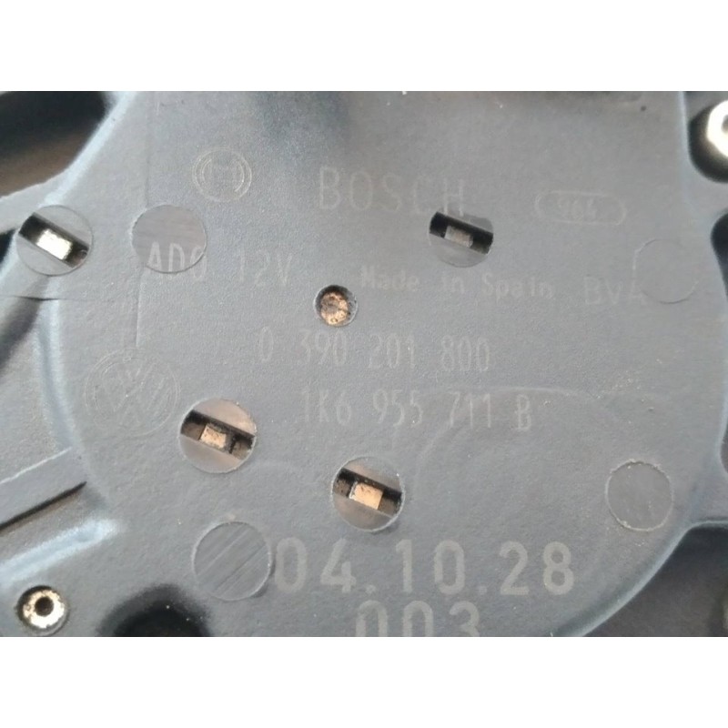 Recambio de motor limpia trasero para volkswagen golf v berlina (1k1) highline referencia OEM IAM 1K6955711B  BOSCH - Negro 2