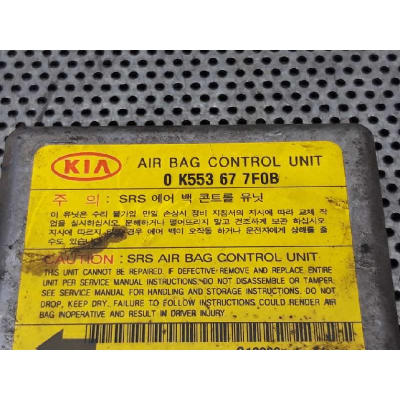 Recambio de centralita airbag para kia carnival td ls referencia OEM IAM 0K553677F0B - Gris 2