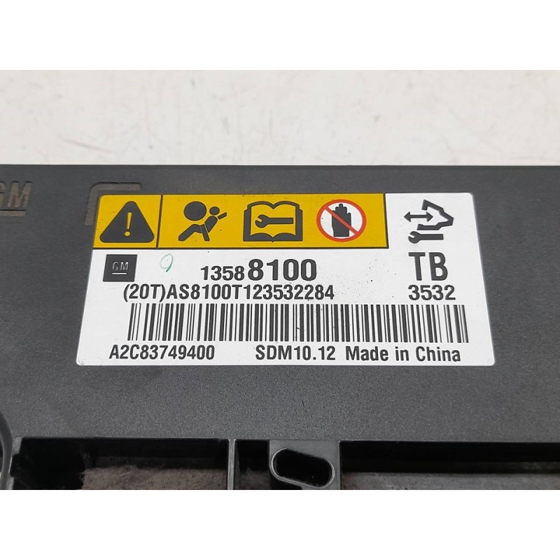 Recambio de kit airbag para chevrolet aveo sedán ls referencia OEM IAM 13588100 95164027 95167532 - Negro 7