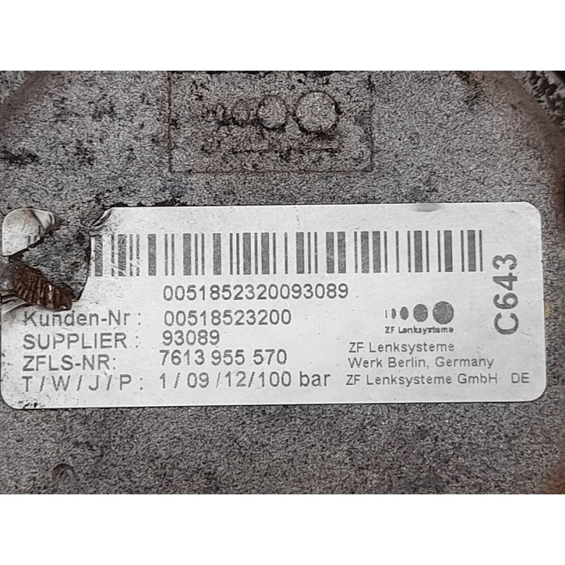 Recambio de bomba direccion para fiat doblo easy referencia OEM IAM 7613955570 C643 - Blanco 3