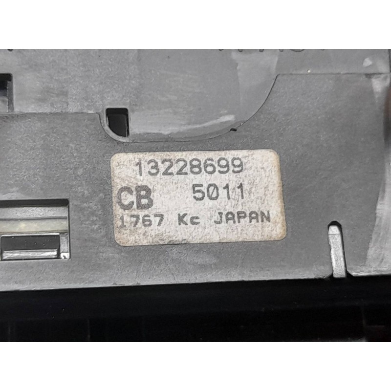 Recambio de mando elevalunas delantero izquierdo para opel astra twin top enjoy referencia OEM IAM 13228699 4