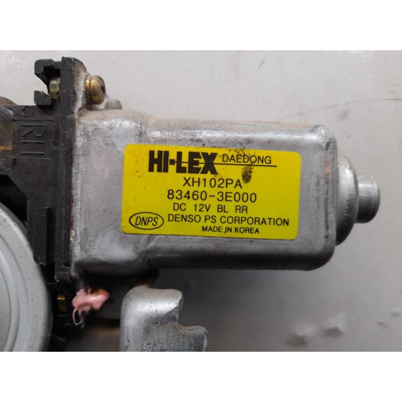Recambio de elevalunas trasero derecho para kia sorento 2.5 crdi vgt ex1 referencia OEM IAM 834603E000 - Negro 2