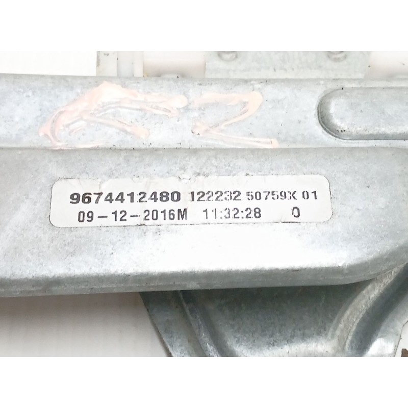Recambio de elevalunas delantero izquierdo para citroën c-elysée seduction referencia OEM IAM 9674412480 9677416980 - Gris 2
