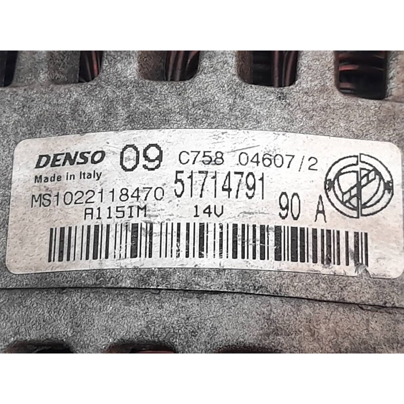 Recambio de alternador para lancia musa (184) 1.4 16v oro referencia OEM IAM 51714791 5