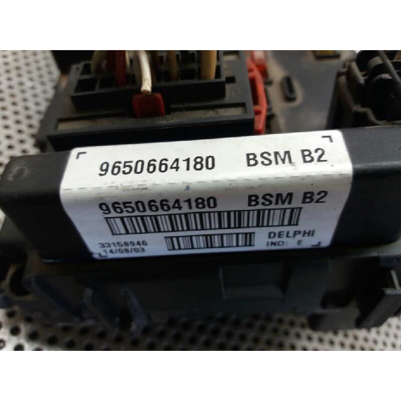 Recambio de caja reles / fusibles para peugeot 307 break / sw (s1) sw referencia OEM IAM 9650664180 - Gris 2