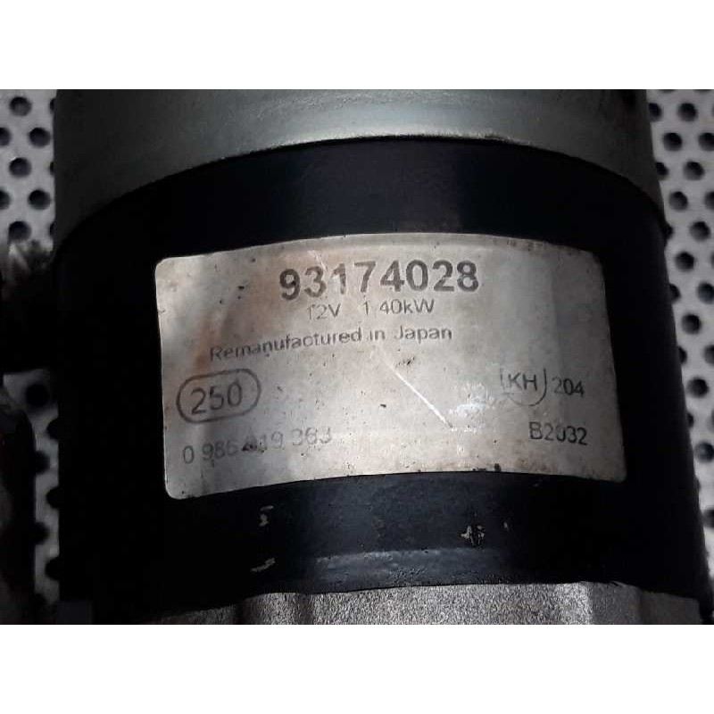 Recambio de motor arranque para opel corsa c club referencia OEM IAM 93174028 0986019363 - Blanco 3